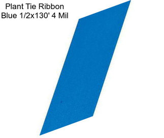 Plant Tie Ribbon Blue 1/2\