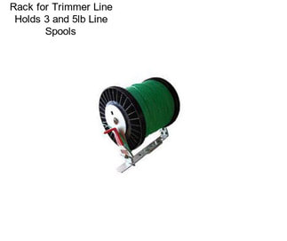 Rack for Trimmer Line Holds 3 and 5lb Line Spools