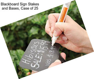 Blackboard Sign Stakes and Bases, Case of 25