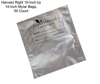Harvest Right 10-Inch by 14-Inch Mylar Bags, 50 Count