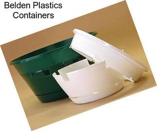 Belden Plastics Containers