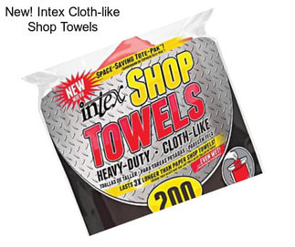 New! Intex Cloth-like Shop Towels