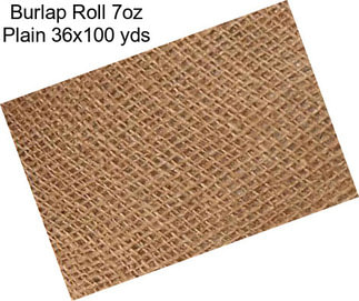 Burlap Roll 7oz Plain 36\