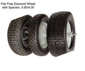 Flat Free Diamond Wheel with Spacers, 4.80/4.00