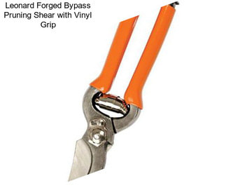 Leonard Forged Bypass Pruning Shear with Vinyl Grip