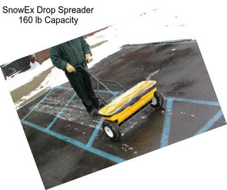 SnowEx Drop Spreader 160 lb Capacity