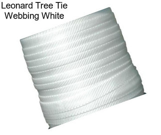 Leonard Tree Tie Webbing White