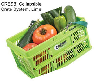 CRESBI Collapsible Crate System, Lime