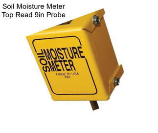 Soil Moisture Meter Top Read 9in Probe