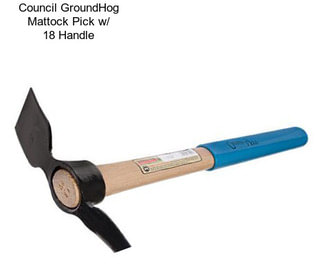 Council GroundHog Mattock Pick w/ 18\