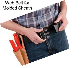 Web Belt for Molded Sheath
