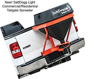 New! SaltDogg Light Commercial/Residential Tailgate Spreader