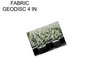 FABRIC GEODISC 4 IN