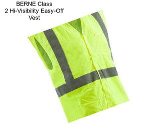 BERNE Class 2 Hi-Visibility Easy-Off Vest