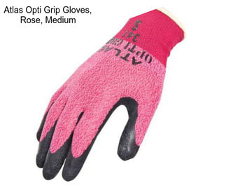 Atlas Opti Grip Gloves, Rose, Medium