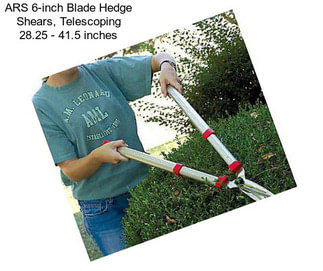 ARS 6-inch Blade Hedge Shears, Telescoping 28.25 - 41.5 inches