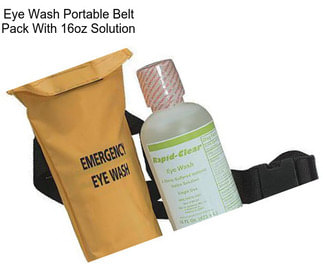 Eye Wash Portable Belt Pack With 16oz Solution