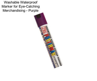 Washable Waterproof Marker for Eye-Catching Merchandising - Purple