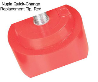 Nupla Quick-Change Replacement Tip, Red