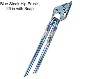 Blue Steak Hip Prusik, 26 in with Snap