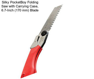 Silky PocketBoy Folding Saw with Carrying Case, 6.7-Inch (170 mm) Blade