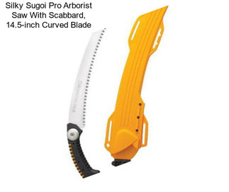 Silky Sugoi Pro Arborist Saw With Scabbard, 14.5-inch Curved Blade