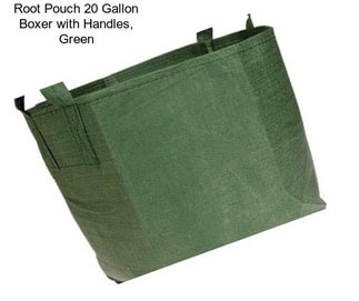Root Pouch 20 Gallon Boxer with Handles, Green