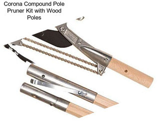 Corona Compound Pole Pruner Kit with Wood Poles