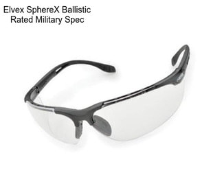 Elvex SphereX Ballistic Rated Military Spec