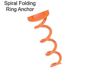 Spiral Folding Ring Anchor