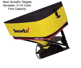 New! SnowEx Tailgate Spreader, 3-1/4 Cubic Foot Capacity