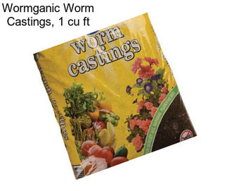 Wormganic Worm Castings, 1 cu ft
