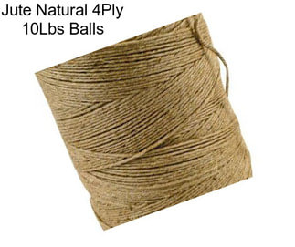 Jute Natural 4Ply 10Lbs Balls