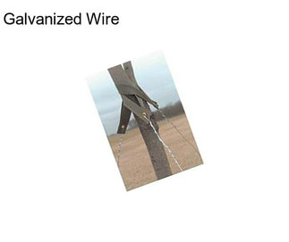 Galvanized Wire