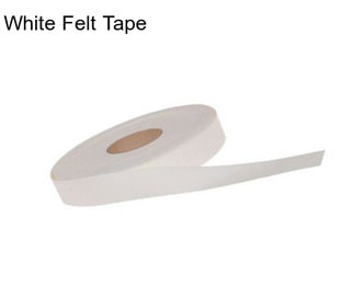 White Felt Tape