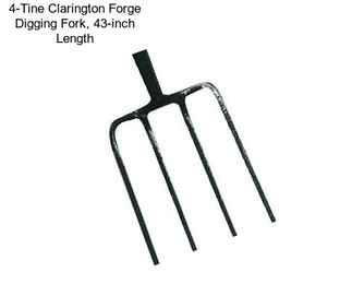 4-Tine Clarington Forge Digging Fork, 43-inch Length