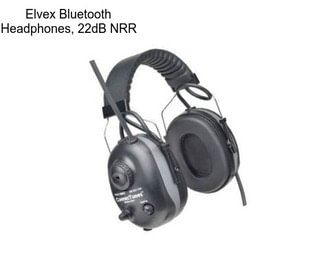 Elvex Bluetooth Headphones, 22dB NRR