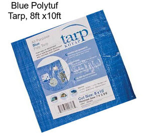 Blue Polytuf Tarp, 8ft x10ft