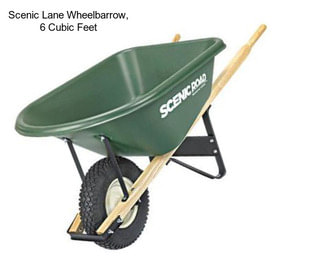 Scenic Lane Wheelbarrow, 6 Cubic Feet