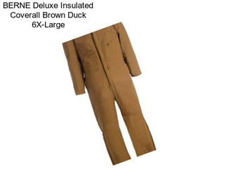 BERNE Deluxe Insulated Coverall Brown Duck 6X-Large