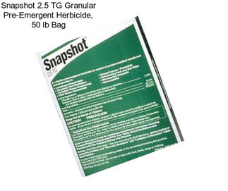 Snapshot 2.5 TG Granular Pre-Emergent Herbicide, 50 lb Bag