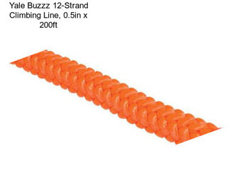 Yale Buzzz 12-Strand Climbing Line, 0.5in x 200ft