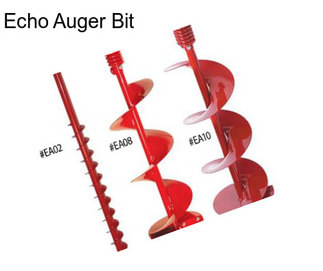 Echo Auger Bit