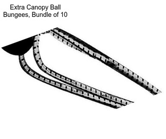 Extra Canopy Ball Bungees, Bundle of 10