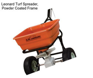 Leonard Turf Spreader, Powder Coated Frame