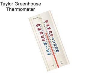 Taylor Greenhouse Thermometer