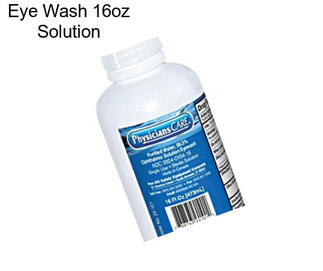 Eye Wash 16oz Solution