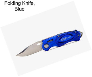 Folding Knife, Blue