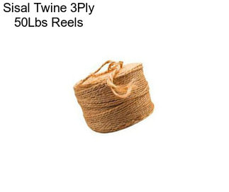 Sisal Twine 3Ply 50Lbs Reels