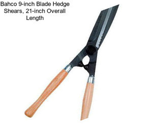 Bahco 9-inch Blade Hedge Shears, 21-inch Overall Length